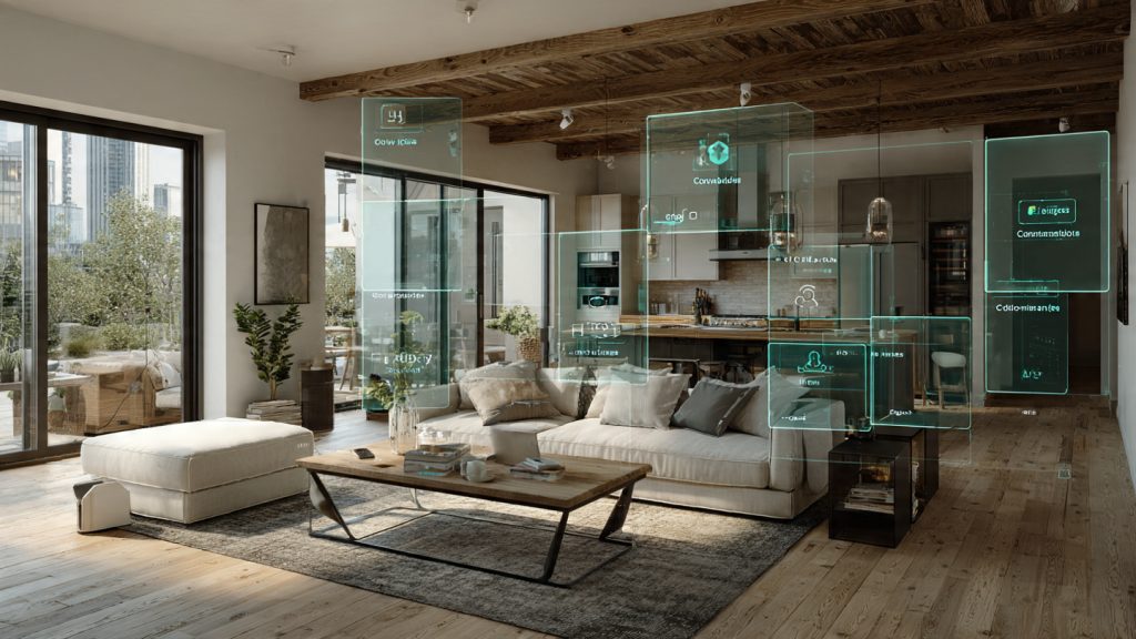 White smart home safety sensors, cameras, and alerts with proper placement and monitoring