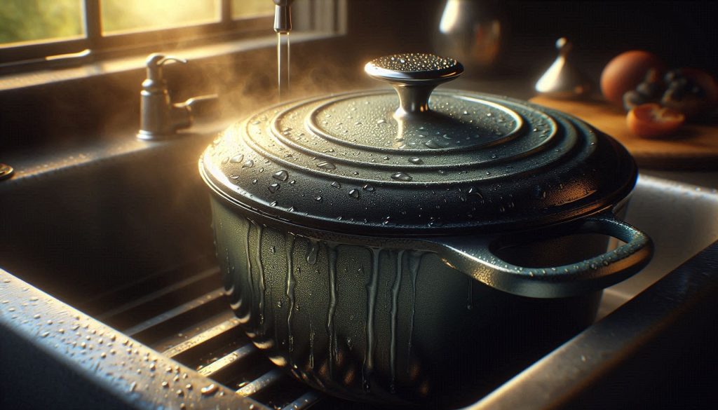 durable enameled cast iron dutch oven showing long-term reliability and easy maintenance