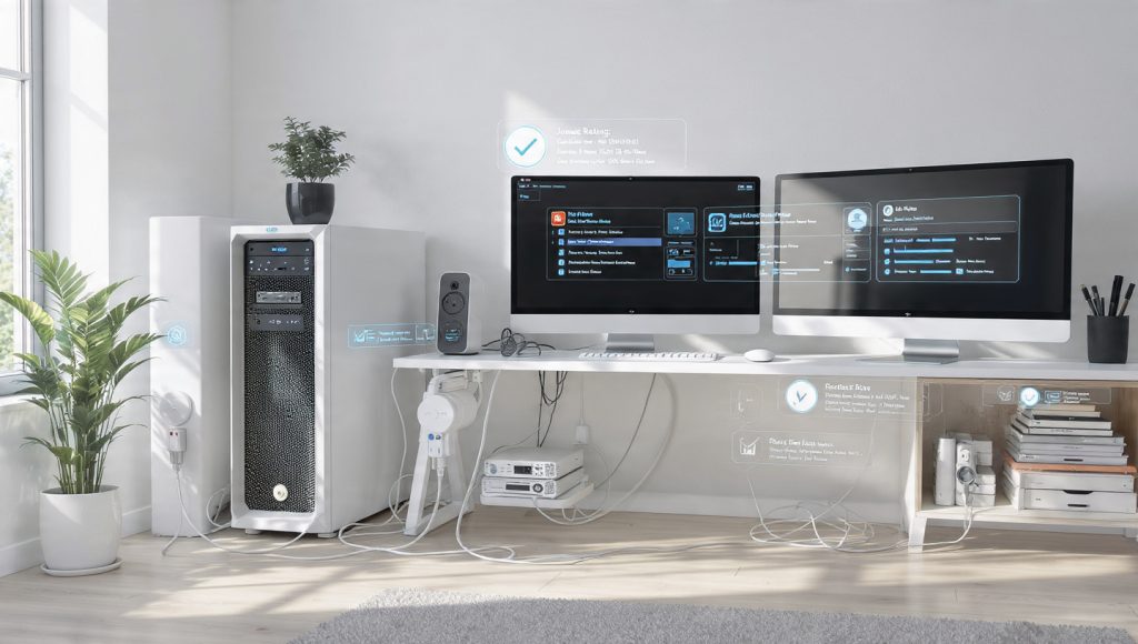 Documenting surge protector joules ratings for insurance and liability purposes