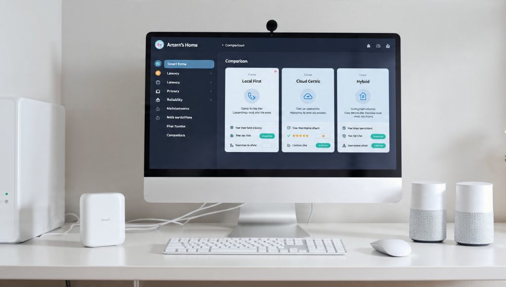 Comparison of local, cloud, and hybrid smart home platforms for unified control
