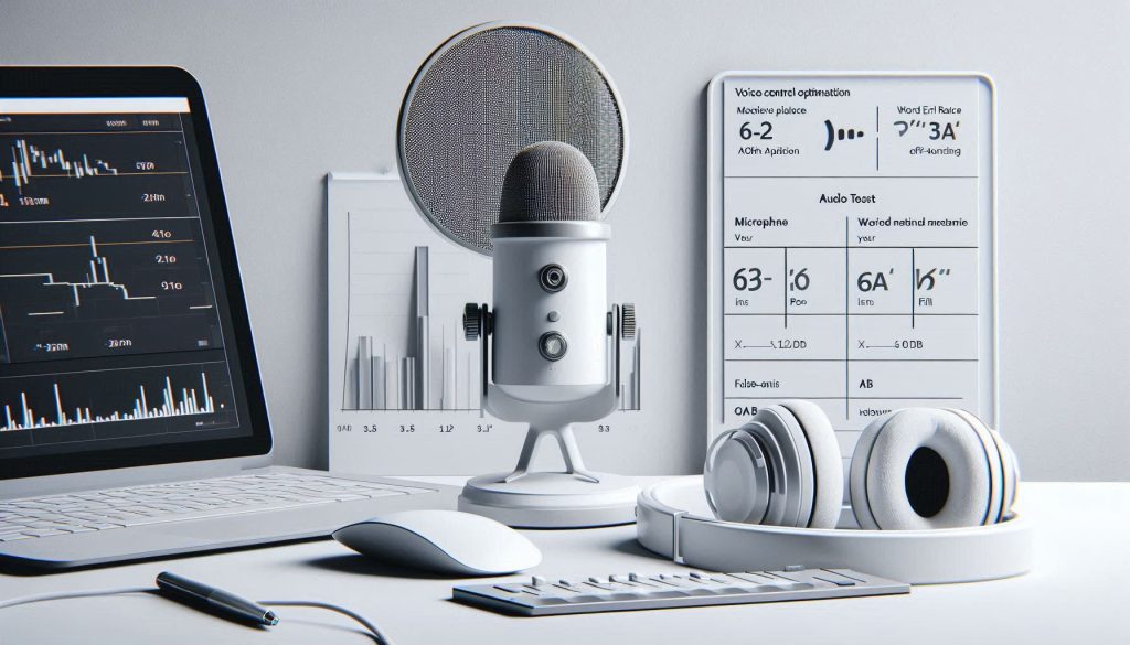 Optimizing voice control accuracy with proper microphone hardware, placement, and environment